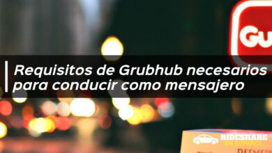 Requisitos de Grubhub necesarios para conducir como mensajero